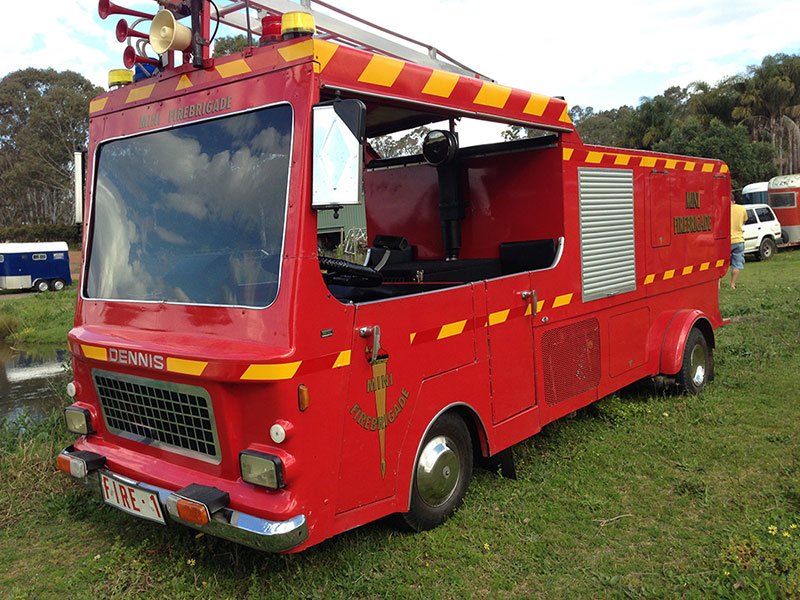 Front view of the Mini Fire Engine